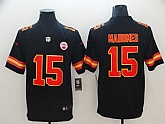 Nike Chiefs 15 Patrick Mahomes Black Vapor Untouchable Limited Jersey,baseball caps,new era cap wholesale,wholesale hats